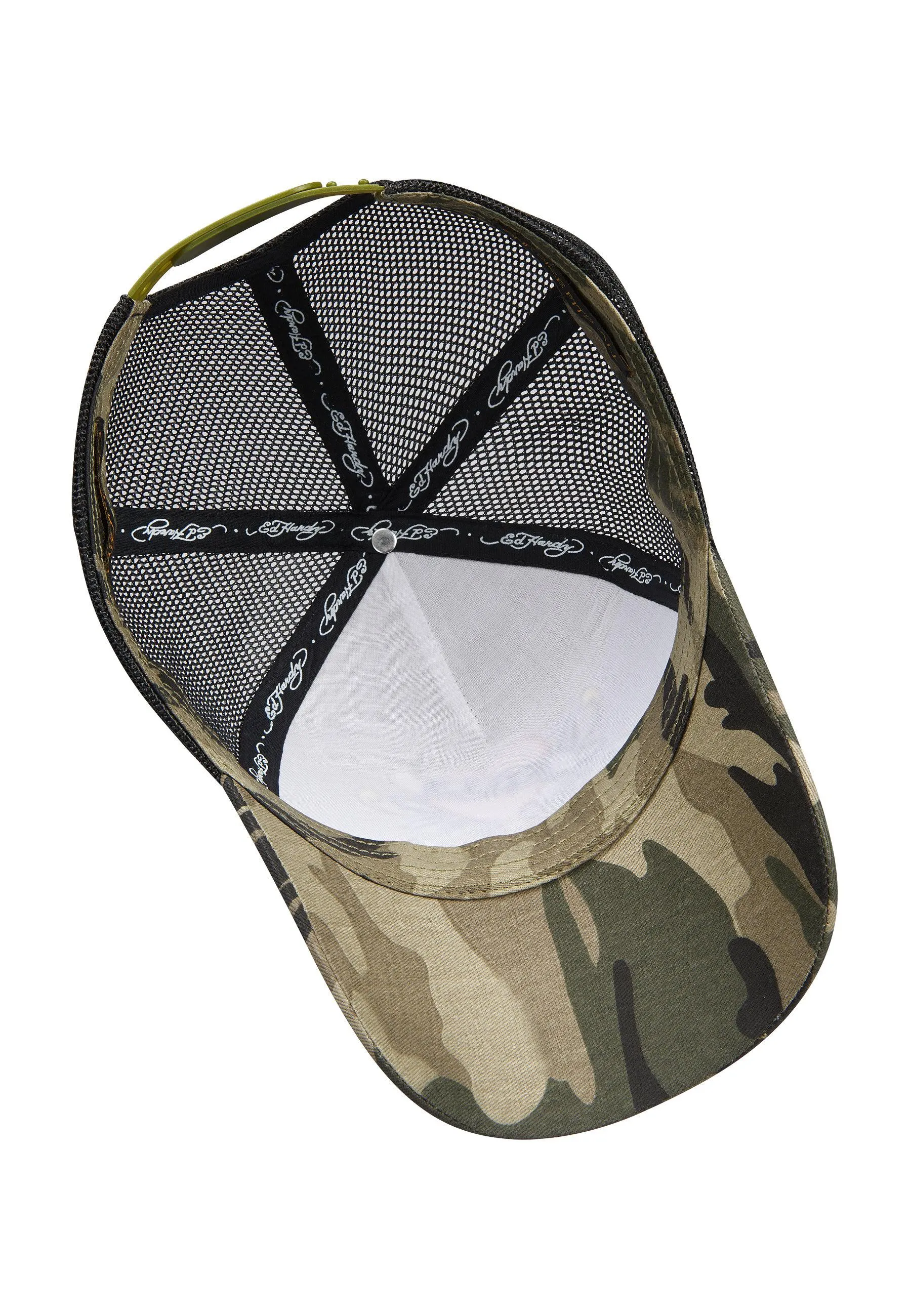 Unisex Love-Slowly Twill Front Mesh Trucker Cap - Camo