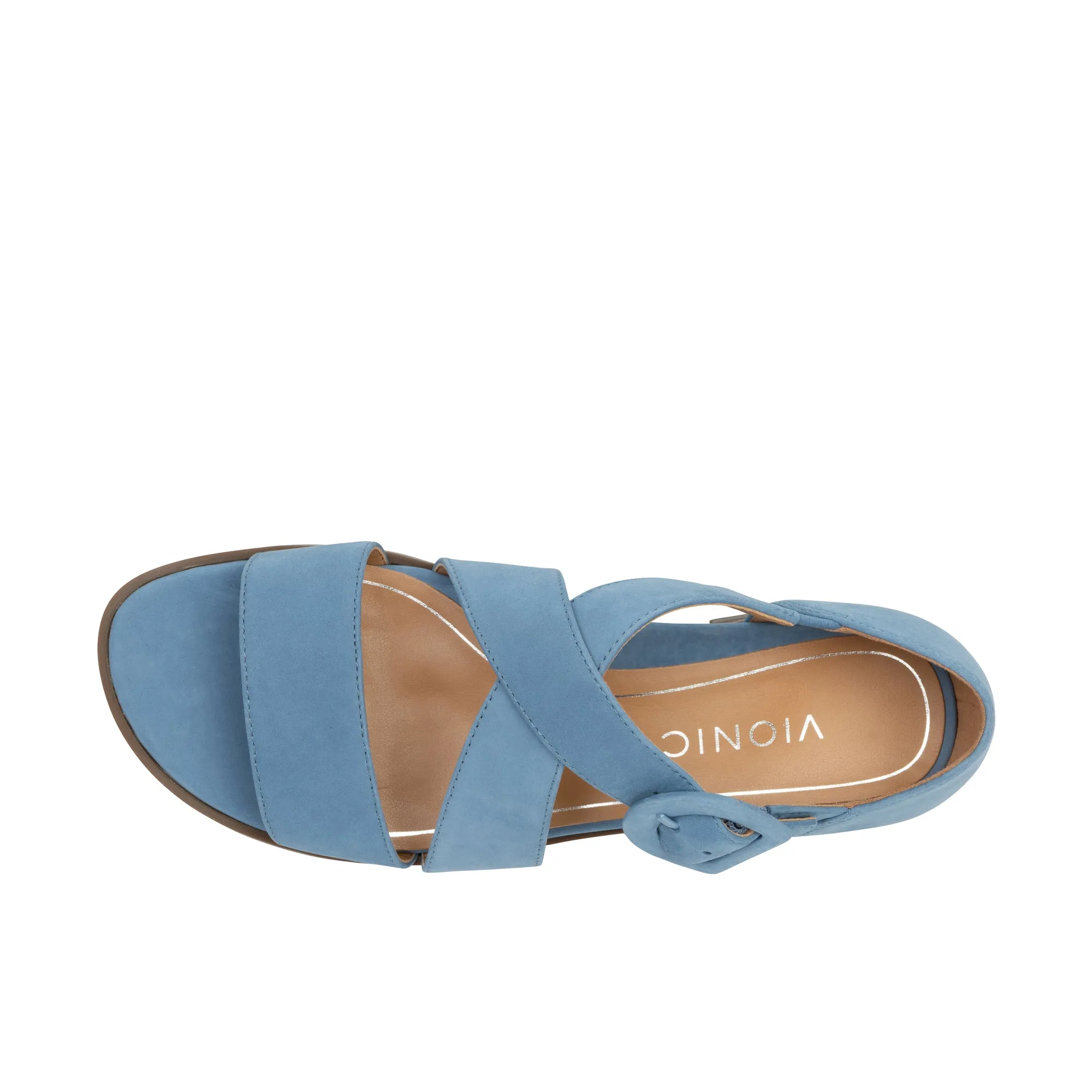 Vionic Womens Pacifica Strappy Sandal Captains Blue