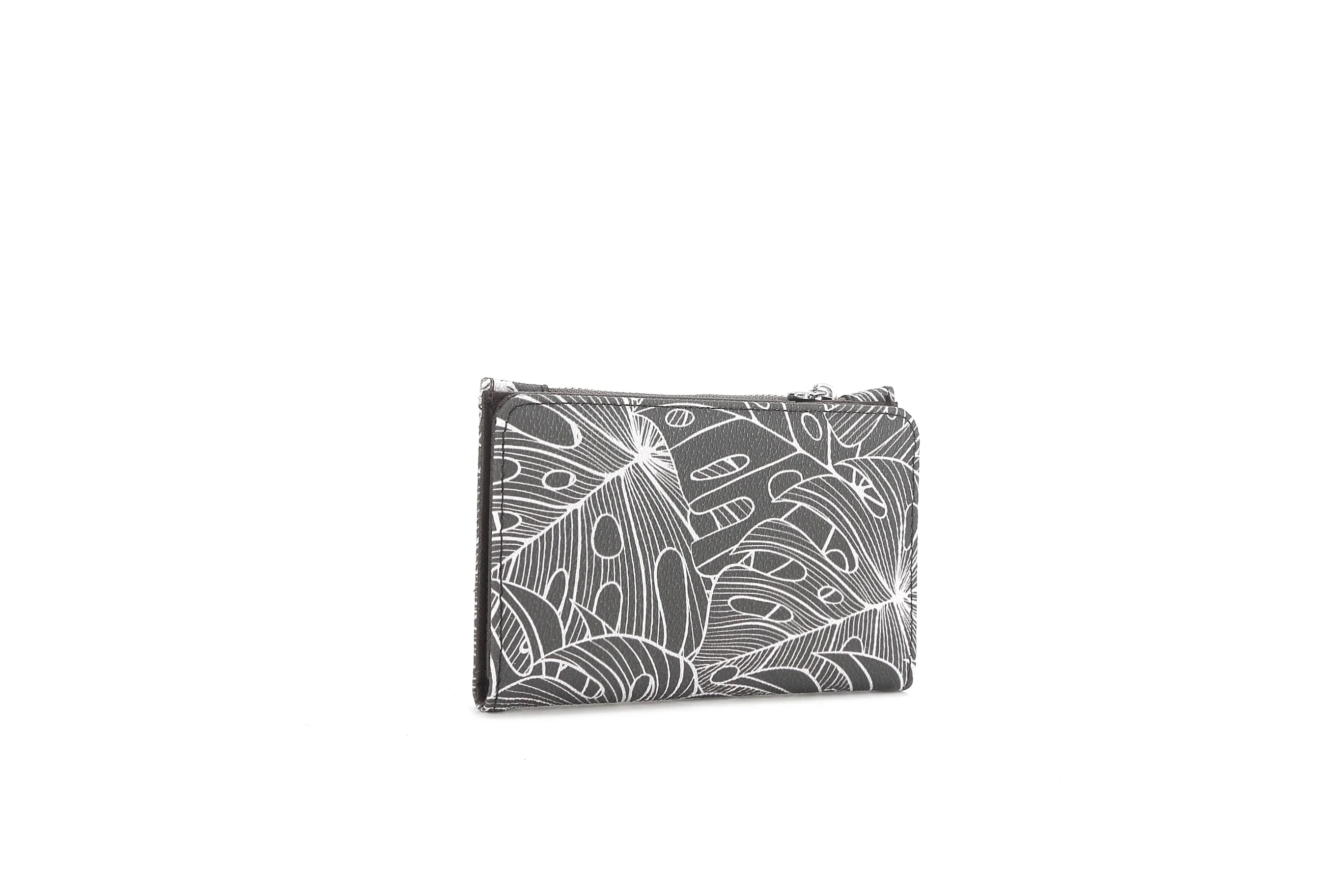 Wallet Joanne Monstera Lines Grey