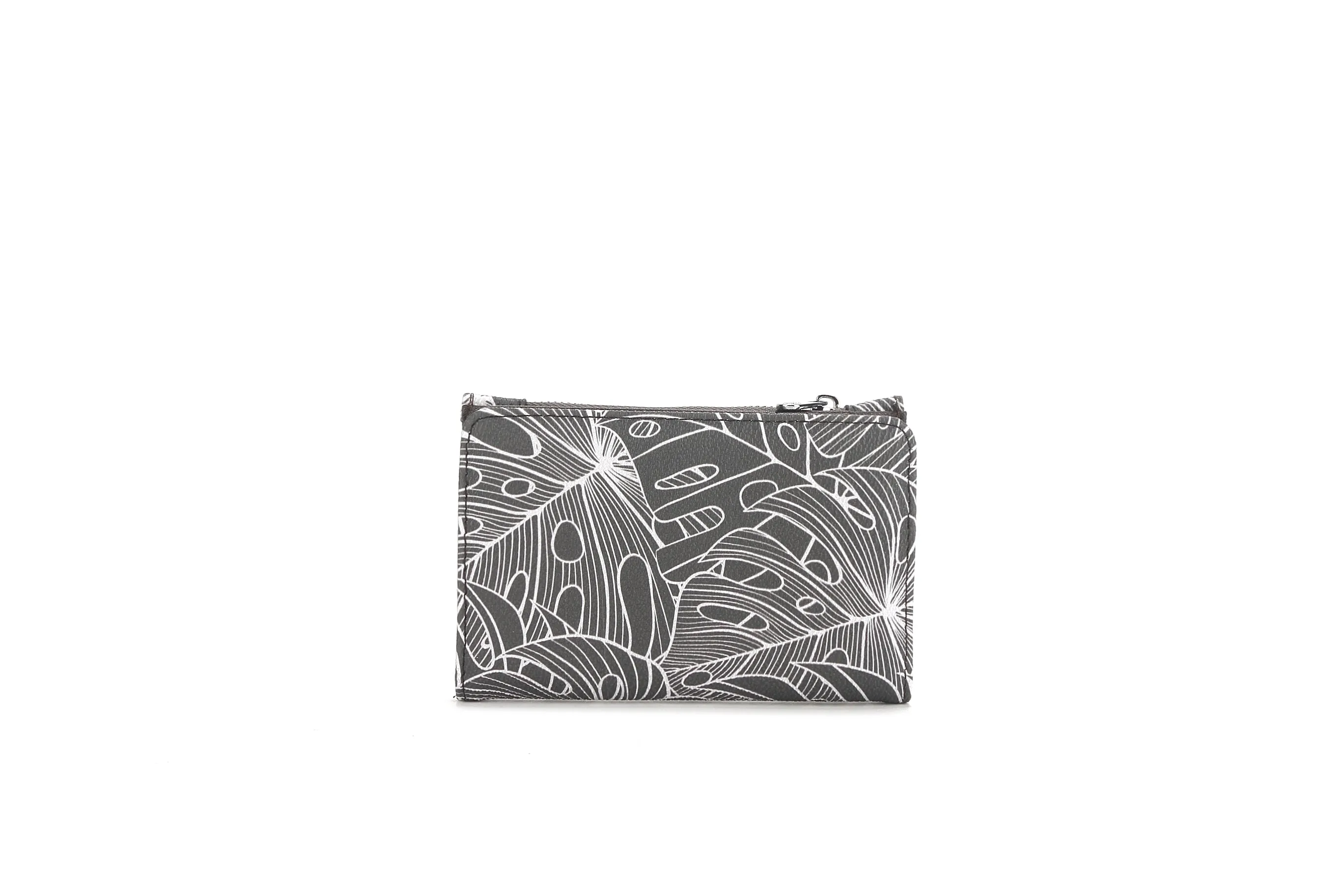 Wallet Joanne Monstera Lines Grey