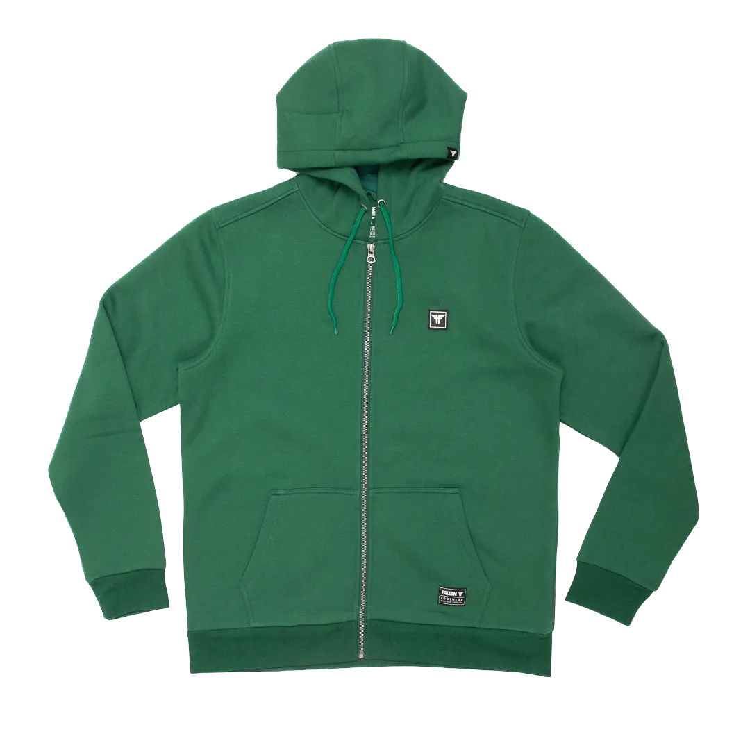 ZIP HOODIE EMERALD GREEN/BLACK